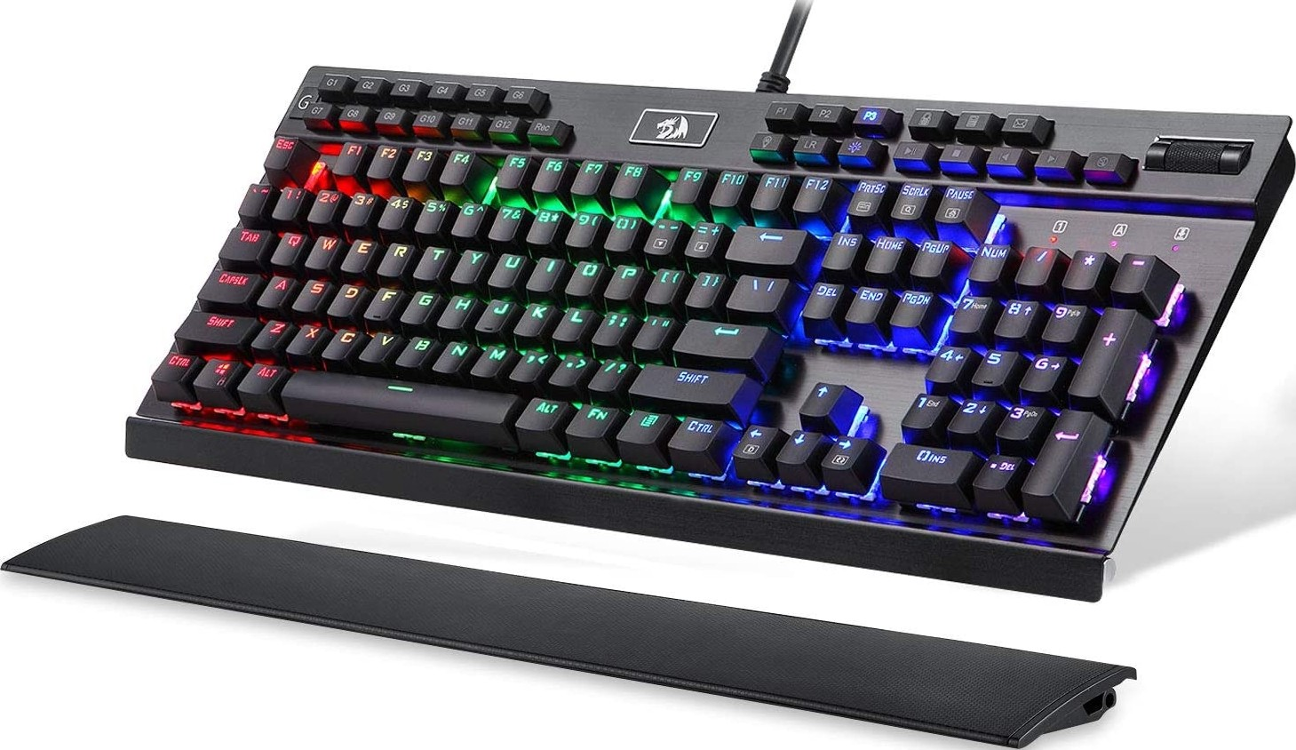 Redragon K550 RGB Yama 131 Key RGB LED Illuminated Backlit Mechanical Gaming Keyboard Redragon K550 RGB Yama 131 Key RGB LED Illuminated Backlit Mechanical Gaming Keyboard